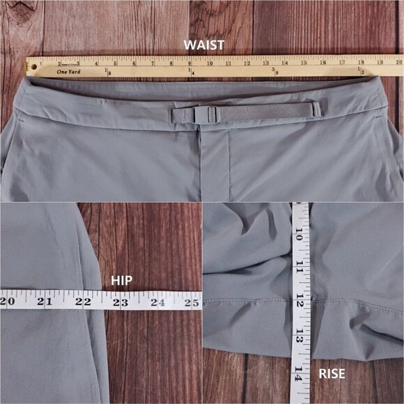 Lululemon Mens Size 38X29 Relaxed Fit Belted Stretch Pant Chino Rhino Grey - Picture 12 of 13